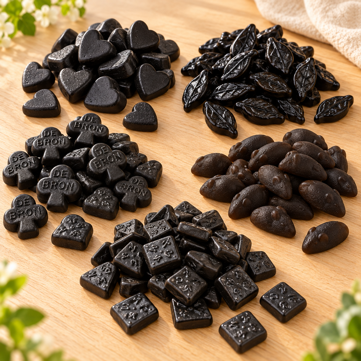 Zuckerfrei Lakritz-Selection – 5 Sorten (1 kg)