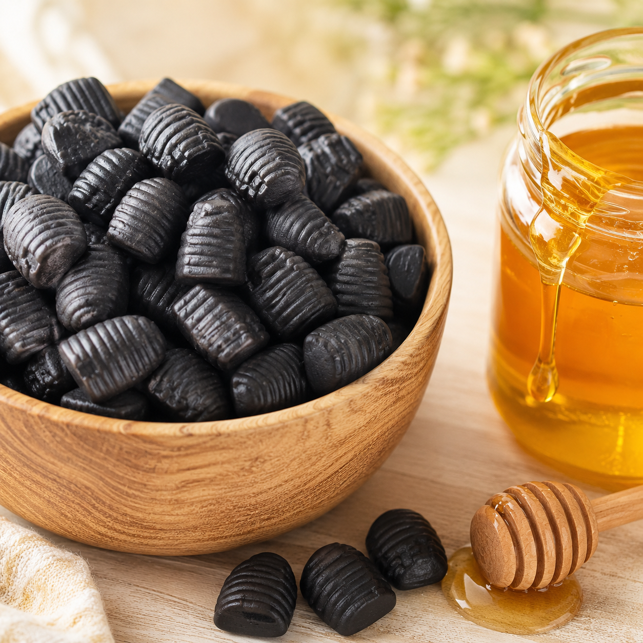 Honig Lakritz Bienenkörbe