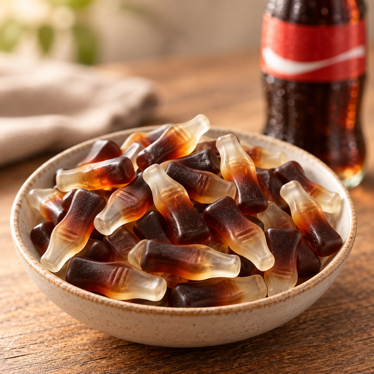 Cola Fruchtgummi Flaschen (zuckerfrei, glutenfrei)(kein Lakritz)
