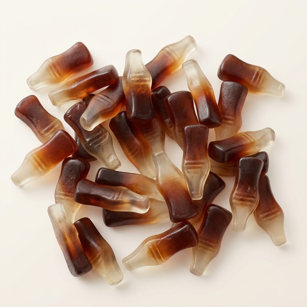 Cola Fruchtgummi Flaschen (zuckerfrei, glutenfrei)(kein Lakritz)