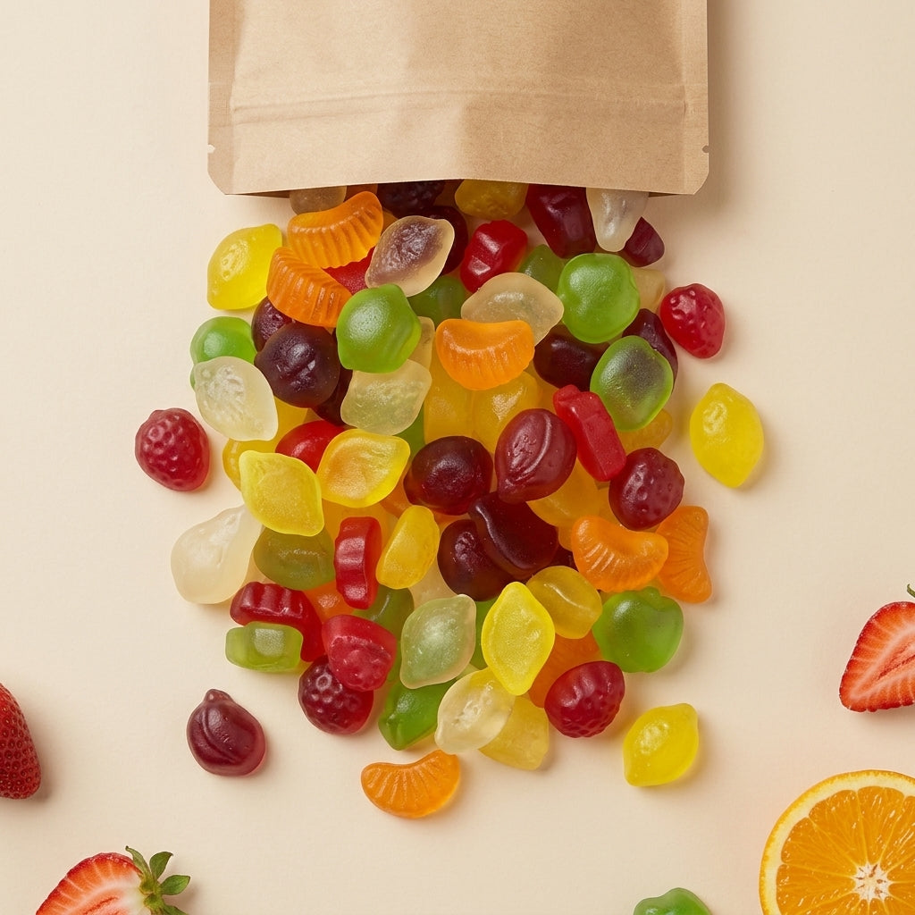 Fruchtgummi Früchtemix (zuckerfrei, glutenfrei)(kein Lakritz)