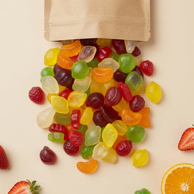 Fruchtgummi Früchtemix (zuckerfrei, glutenfrei)(kein Lakritz)