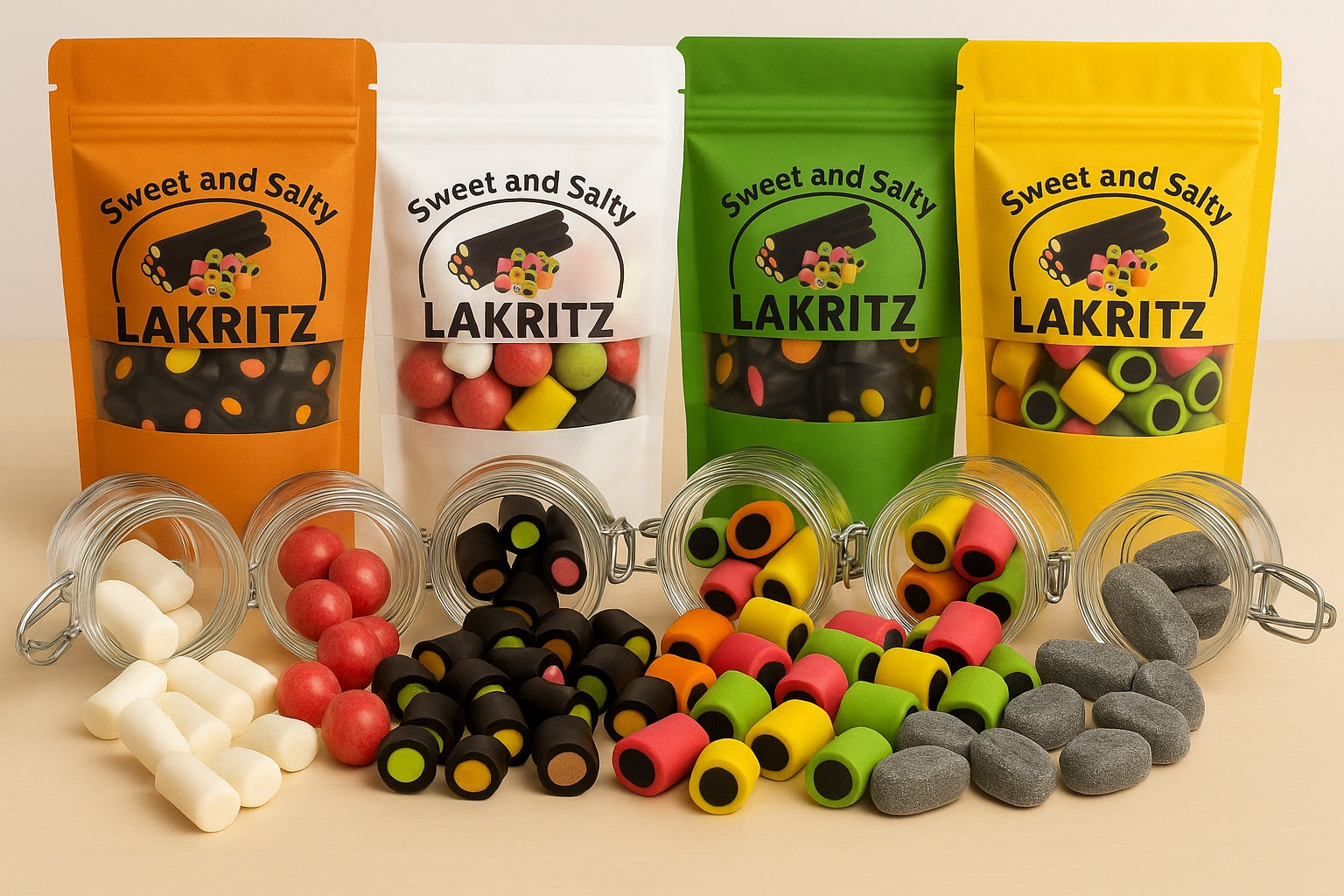 Skandinavische Lakritz – Lakritz Mix Kategorie Bild – Sweet & Salty 