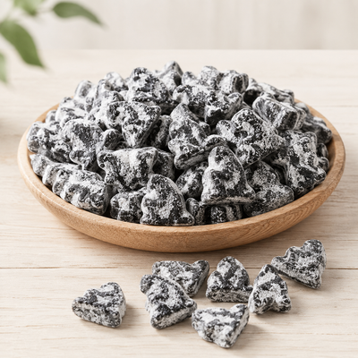 Dschungelgebrüll – extra salzige Lakritz-Affen (glutenfrei, vegan)