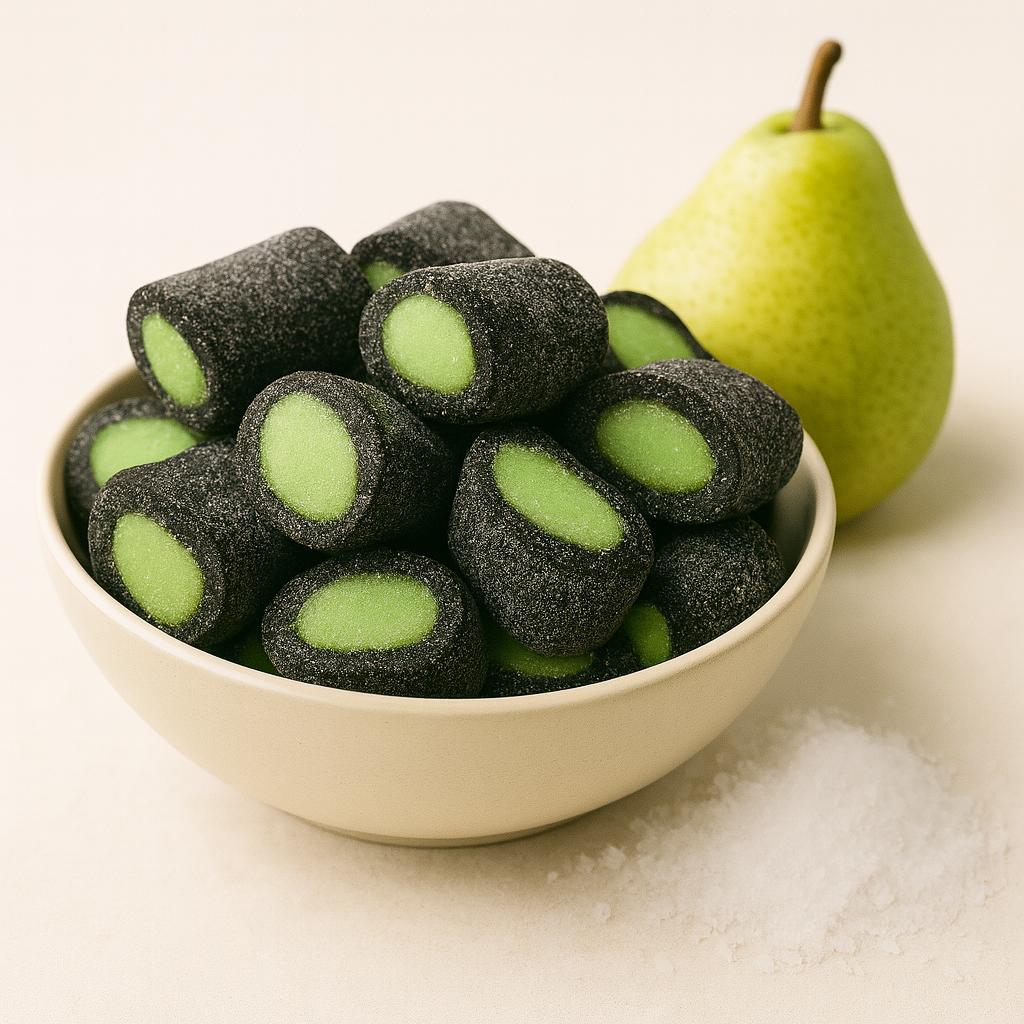 Skandinavische Lakritz – Lakritz Stücke Birne Salmiak – Sweet & Salty