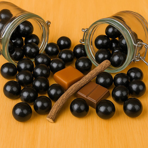 Süßlakritzkern Schoko/Karamell (gelatinefrei)