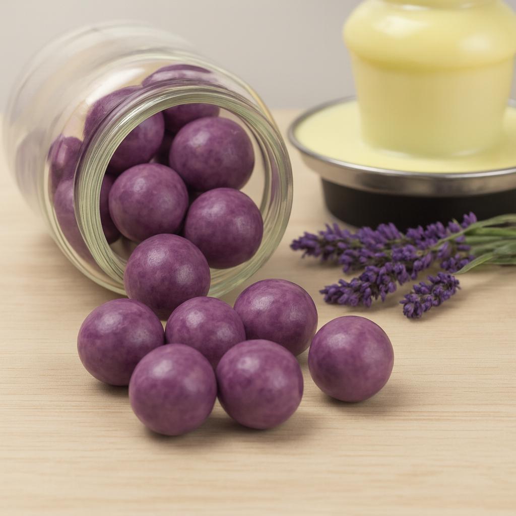 Veilchen Lakritz Kugeln (gelatinefrei)