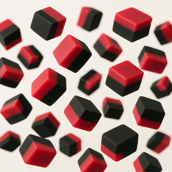 Himbeer-Lakritz-Fudge (gelatinefrei, glutenfrei)